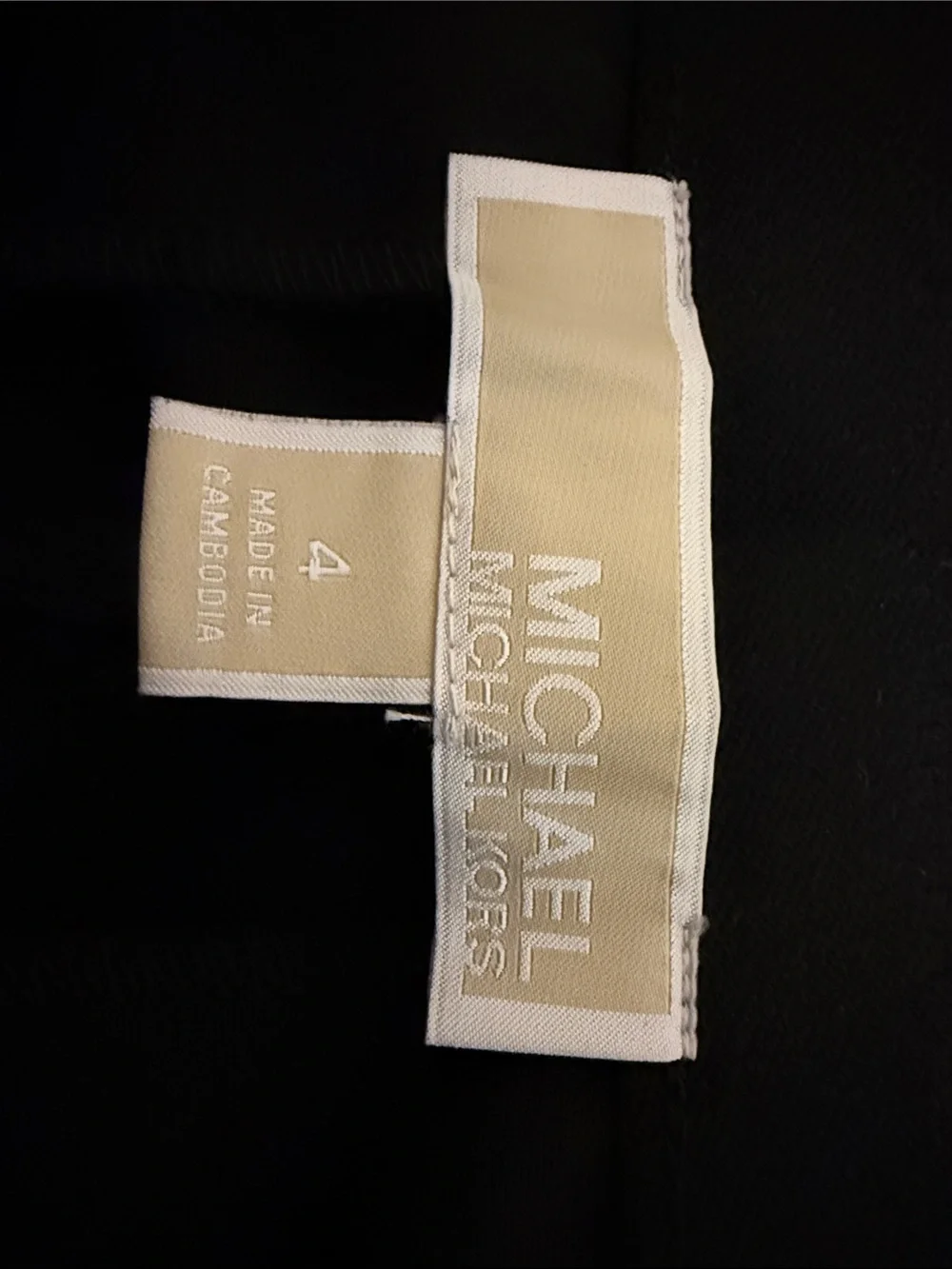 Michael Kors Black Tailored stretch Women's Trousers